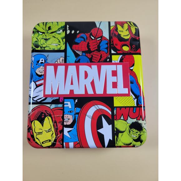 Marvel Comics Captain America Men's Trifold Wallet - Limited Edition Tin Box - Picture 2 of 3